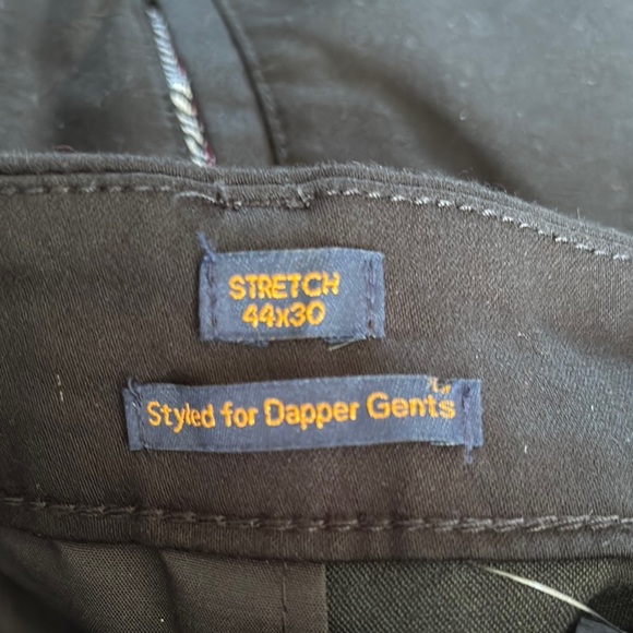 Elegant Black Dress Pants with Soft Matte Finish - Picture 14 of 15